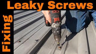 Sealing Screws on a Metal Roof - Turbo Poly Seal