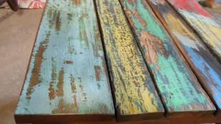 Reclaimed Boat Furniture Collection