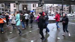 Neil Diamond Flash Mob - Downtown Seattle