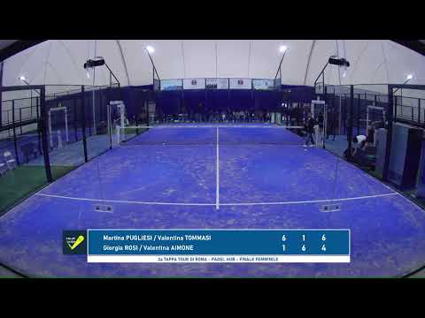Pugliesi\Tommasi VS Rosi\Aimone 6-1 1-6 6-4 - Finale 2' Tappa Tour di Roma - Padel Hub