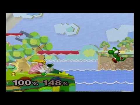 Yoshi Recovery Technique-Catching Peach's Turnips
