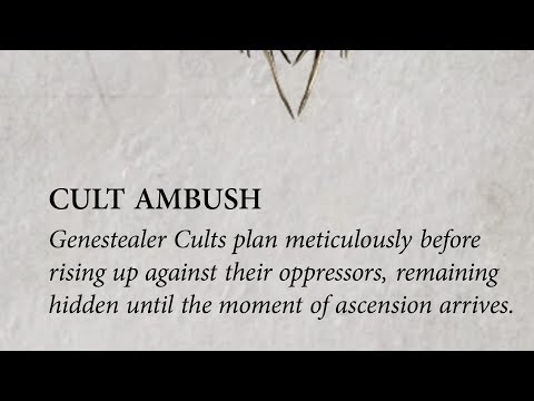 New Cult Ambush Rule: Genestealer Cults