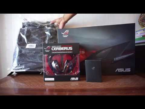 ASUS ROG G751JT unboxing