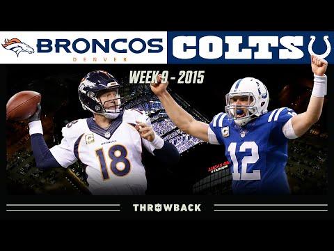 Peyton's Final Trip to Indy! (Broncos vs. Colts 2015,  Week 9)