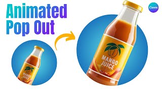 Download the video "Create an Animated Pop-Out Effect in Canva"