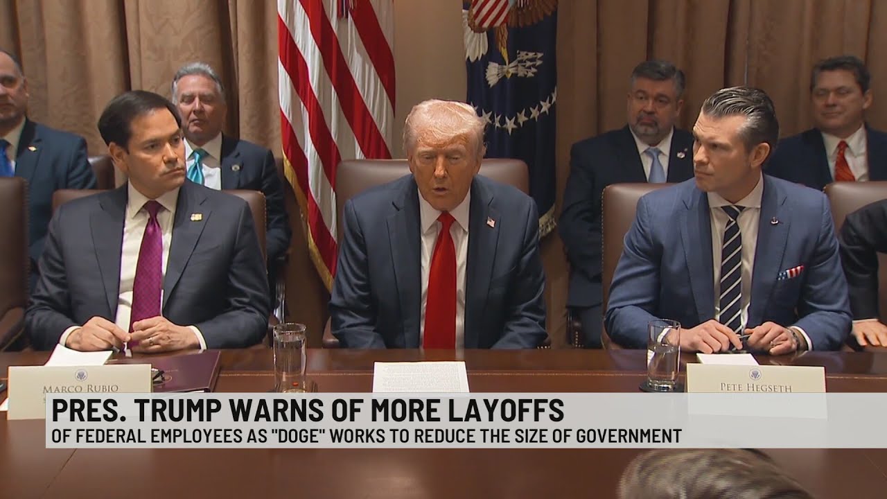 President Trump holds first cabinet meeting