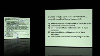 1 Legislação Questões de concurso LIBRAS Língua de Sinais
