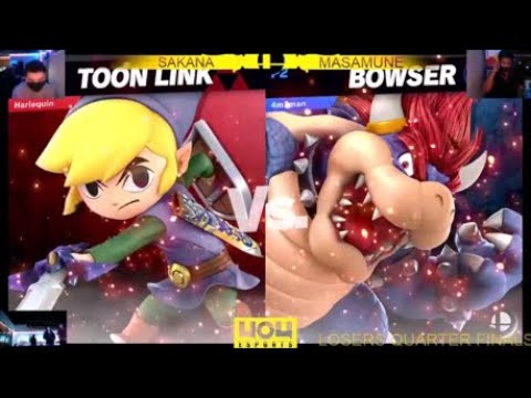 4o4 Ultimate Weekly IV - 365| Masamune (Toon Link) vs Sakana (Bowser) - Losers Quarter-Final
