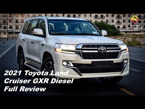 2021-Toyota Land Cruiser 4.5L v8 Diesel GXR  | Full Visual Review + Test Drive | In Dubai