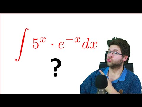 Das Integral 5^x*e^(-x) berechnen (Substitution) - einfach erklärt