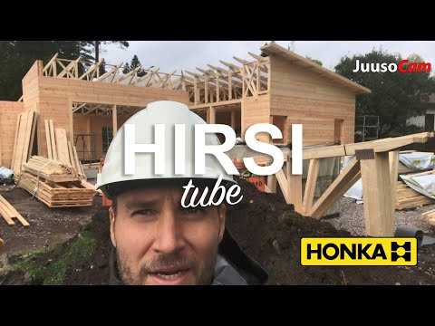 Honkarakenne - Hirsitube - jakso 3: Hirsi rakennusmateriaalina ja hirren pintakäsittely