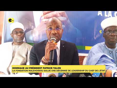 Hommage au Président Patrice TALON : la Fondation Maléhossou salue une décennie de leadership ...
