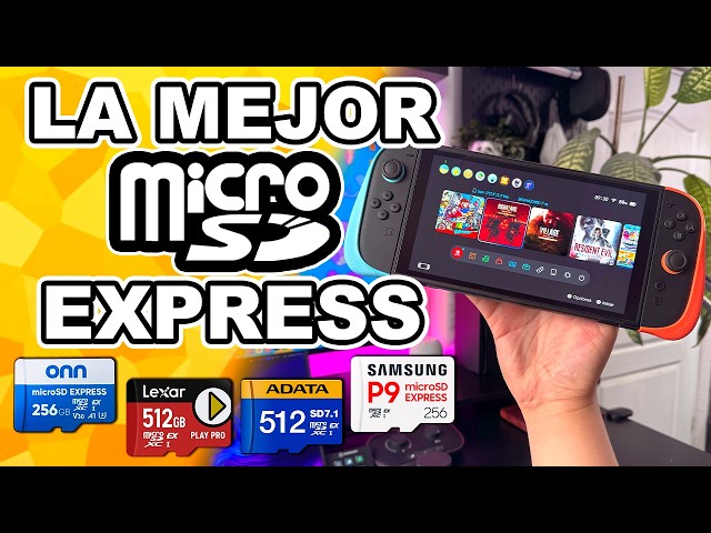 Vídeo relacionado con Samsung Micro SD Express Card for Nintendo Switch 2