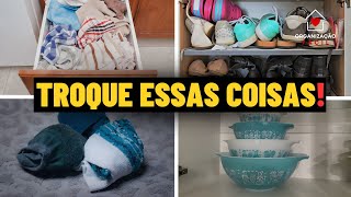 10 SUBSTITUIÇÕES PARA DEIXAR SUA CASA ORGANIZADA DE VEZ