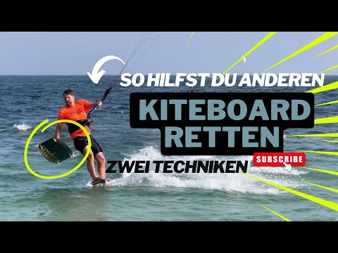 Bringing a kiteboard to the water - 2 techniques
