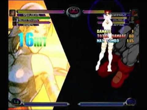 MvC2: Psylocke/SilverSamurai/Magneto 100% (2 meters)