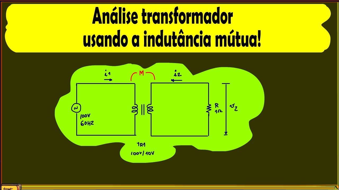 Análise transformador usando a indutância mútua
