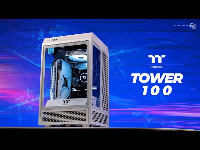 Vỏ Case Thermaltake The Tower 100 Snow White