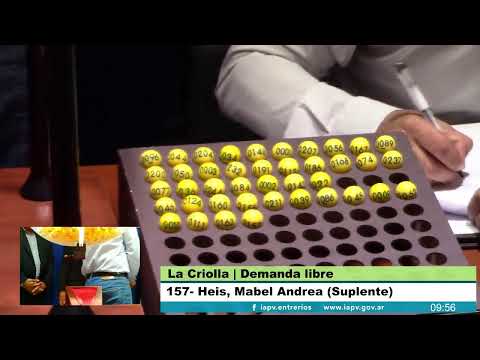 Sorteo La Criolla 30 viviendas.