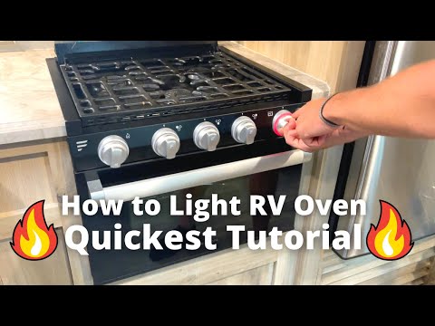 How to Light Furrion RV Oven - Quick 1-min Tutorial