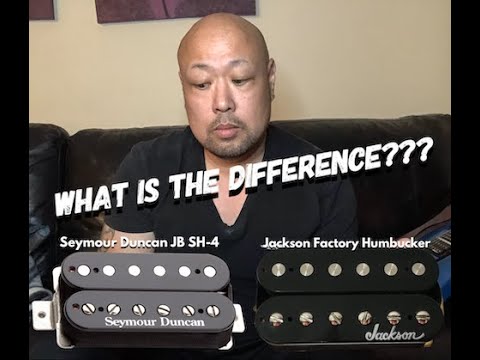 Seymour Duncan JB SH-4 vs. Jackson Factory Pickup (What's the difference?)