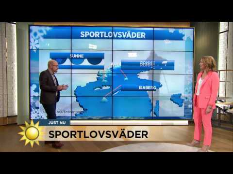 Här finns sportlovs-snön - Nyhetsmorgon (TV4)