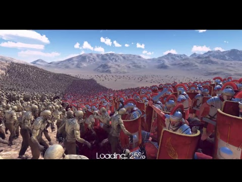 50 T-rex vs 5000 Wild Men Ultimate Epic Battle Simulator