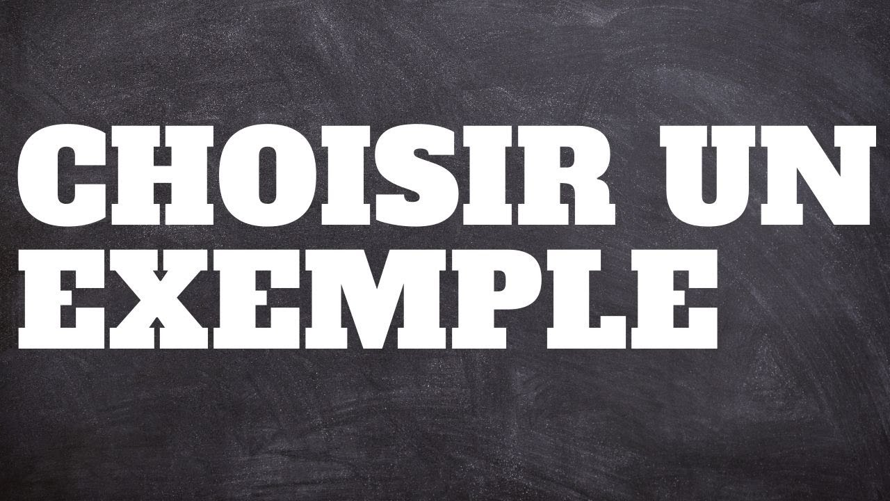 Méthode de Philo - Choisir ses exemples