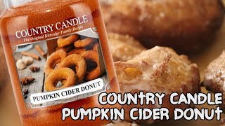 Kringle Candle Pumpkin Cider Donut Review | Country Candle | Kittredge Candle