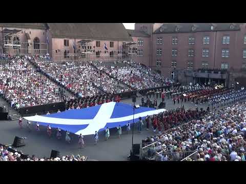 Basel Tattoo 2023 Scottish Act. with The Massed Band and Massed Pipes & Drums