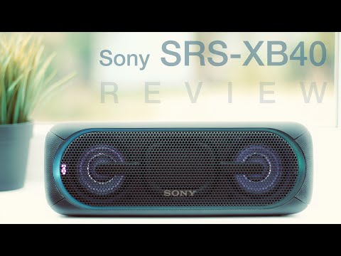 SONY SRS-XB40 Extra Bass Review: The Best Bluetooth Speaker Video