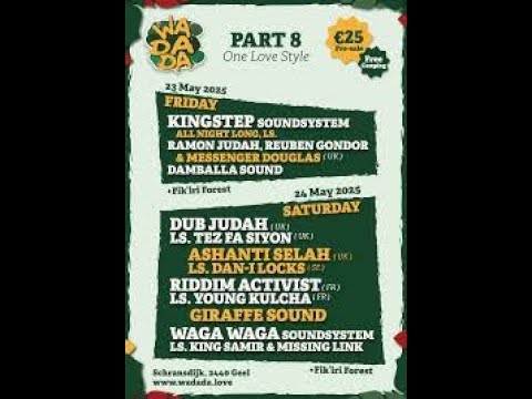 Kingstep Soundsystem All night ft Ramon Judah & Reuben Gondor & Messenger Douglas, @ wadada (b) 2025