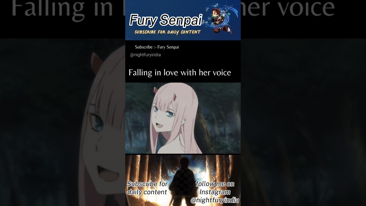 I'm addicted to her voice #anime #animeedit #zerotwo #darlinginthefranxxedit