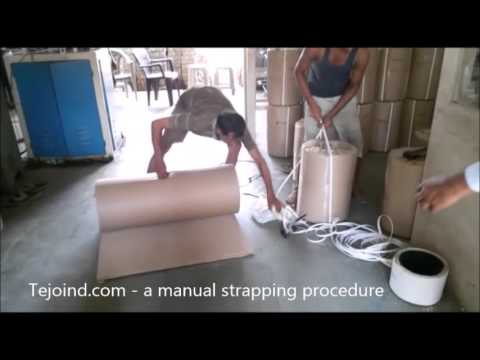 Strapping packaging roll