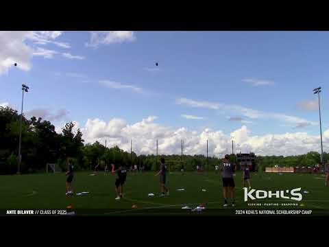 Ante Bilaver 2024 Kohl's National Scholarship Camp Highlight Video