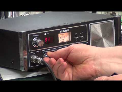 Harvard H404 CB27/81 UK FM CB base station radio - On the air test