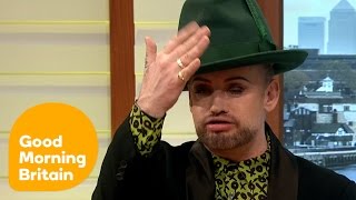 Boy George Teaches Piers Morgan to Sing and Discusses David Bowie! | Good Morning Britain