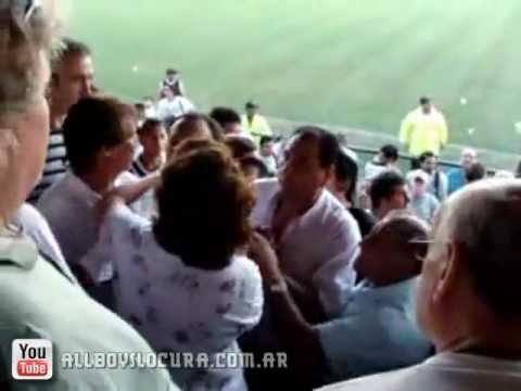 Incidentes en la Platea Baja de All Boys