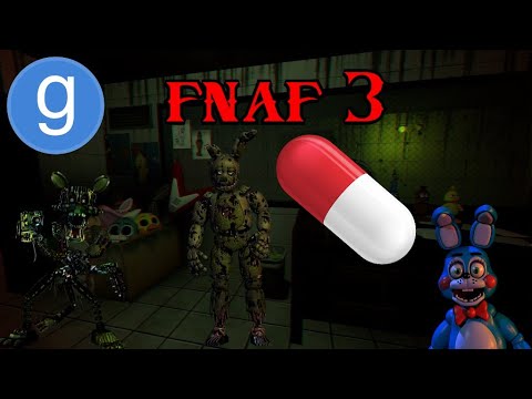 GARRU'S MOD/FNAF 3/ОБЗОР НА PILL PACK.