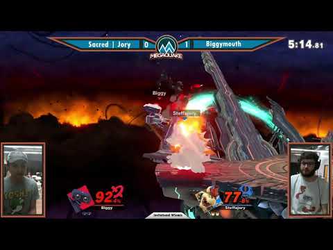 Megaquake Invitational - W. Semis - Sacred | Jory(Mario, Bowser) vs Biggymouth(ROB, Banjo)