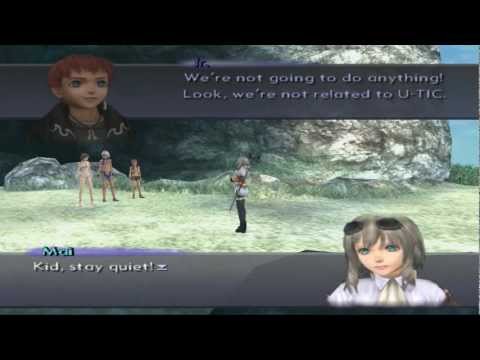 Xenosaga III HD Cutscene 117 - Mai Magus (Dabrye Mine Exit) - ENGLISH - SWIMSUIT MODE