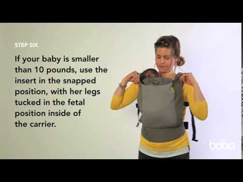 Babymaxi.com: Boba Carrier 4G - Newborn hold