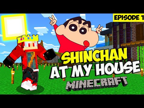 Dante Hindustani - Shinchan Visited My House in Minecraft Episode 1 | Minecraft in Hindi