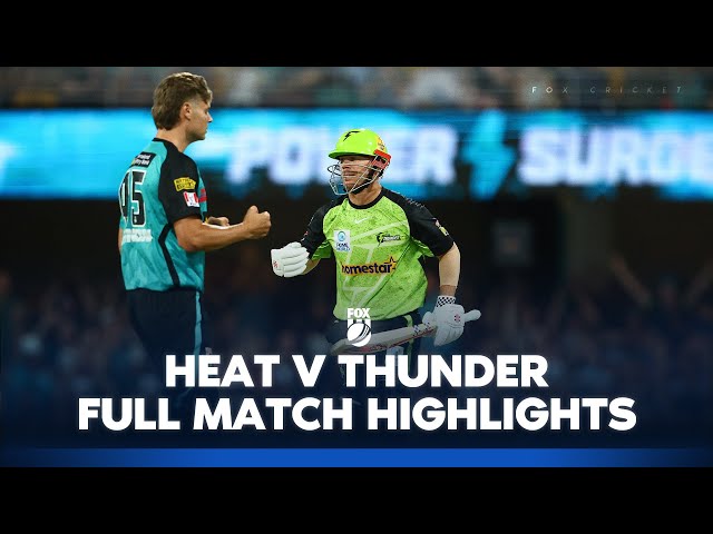 Brisbane Heat vs. Sydney Thunder | Full Match Highlights I 06/01/25 | BBL | Fox Cricket Brisbane Heat vs. Sydney Thunder | Full Match Highlights I 06/01/25 | BBL | Fox Cricket