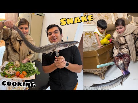 GHAR MEIN SNAKE AGEA 😂 SNAKE Ki COOKING KI MAMI NY 😨