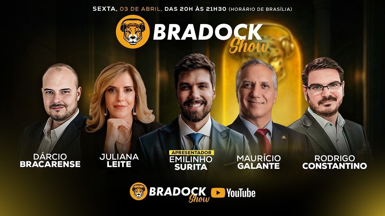Bradock Show 03/04/26 - MAURÍCIO GALANTE, Emilinho Surita, Consta, Darcio Bracarense e Juliana Leite
