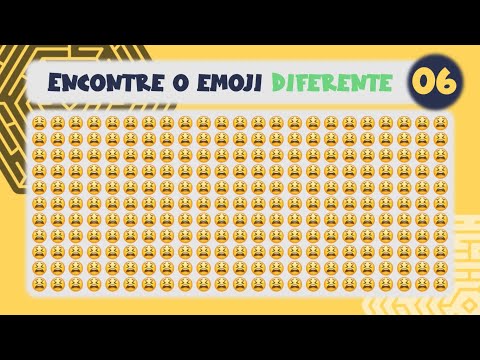 ENCONTRE O EMOJI DIFERENTE EM APENAS 20 SEGUNDOS 😱