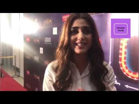 Maya Ali & Saboor Aly sends Best Wishes to the Whole Team of Chhalawa at the Premier