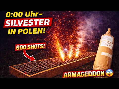 SILVESTER ESKALATION DIREKT an DER GRENZE!😨 (SLUBICE POLEN) 🇵🇱 0UHR | 2025/2026🎉