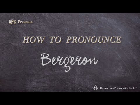 How to Pronounce Bergeron (Real Life Examples!)